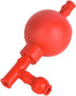 Hapivida Pipetting Ball, 3 Openings Lab Rubber Suction Bulb for Quantitative Rubber Pipette Filler, Industrial Mineral