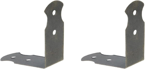 1.6" 0.7" Bronze,Set 50 Geesatis X Right Angle Decorative Corner Protector Box Edge Cover Bracket, with Mounting