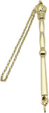 MagiDeal 13cm Bible Pointer, Bible Reading Tool, Elegant Finger Pointer Stick, Stylish Torah Pointer, Gold Crown Head