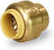 UPSE12 Plug End Cap Pipe Fitting, 1/2 Inch, Brass for Pex Copper, CPVC