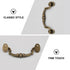 10pcs Cabilock European Style Plastic Cabinet Knobs and Drawer Pull Handles, No-Drill Installation, Suitable