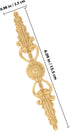 Alipis Brass Cabinet Pull Handle, Single Hole Metal Drawer Handle, Dresser Pull for Kitchen, Wardrobe, Shoe Cabinet