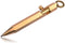 Mini Size Solid Brass Pen, Portable Delicate Signature Six-Edge Ballpoint Pen