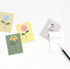 Monolike Message Card The Flower - Mix 40 Cards, 20 Envelopes Pack, Emotional and Sophisticated Mini Cards
