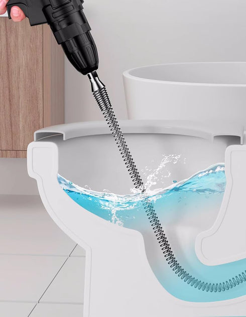 YankMooM Drain Snake Cable with Drill Connector 6.5Ft Flexible Plumbing Auger Replacement Cable for Clog Remover