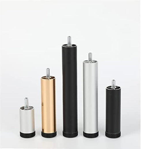 LXVPKH Table,M6 Aluminum Alloy Adjustable Furniture Leg Pieces,Round Wardrobe Leg,Replacement Furniture Feet,Metal