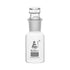 Eisco Labs 60ml Borosilicate Glass Reagent Bottle with Wide Mouth and Stopper