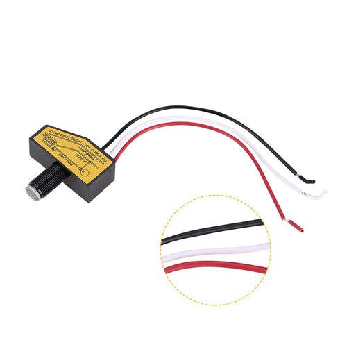 12V 48V DC Photocell Light Sensor to Mini Dusk to Dawn Switching Sensor for Outdoor Security Lighting Automation