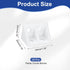 20pcs 34 20 20mm 90 HARFINGTON Plastic Corner Braces x x L-Shape Degree Right Angle Brackets Corner Braces with Screws