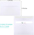 Joyberg 50 Packs 5x7 Envelopes, White A7 Self Seal Envelopes for Invitations, Weddings, Photos, Greeting Cards