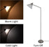 74" Bulb Floor Lamps for Living Room with Adjustable Arm, Tall Lamp for Bedroom or Office Corner, Standing Lamp