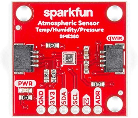 SparkFun Atmospheric Sensor Breakout - BME280, Measure Barometric Pressure, Humidity, Temperature, 3.3V SPI Interface