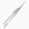 10 Inch Stainless Steel Tweezers with Straight Round Blunt Serrated Tip, Multipurpose Daily Garden Home Tool