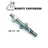 Zinc-Plated Steel Wedge Anchors, 3/8" X 2-3/4" - Heavy-Duty Mounting Bolts for Concrete, 25 Pack