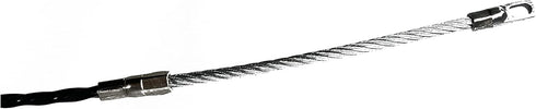 15M Cable Puller Rod, Duct Push Rod Fastener, Four Leaf Spiral Fish Tape for Cable Pulling