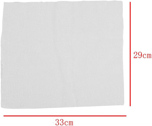 esowemsn 50pcs Disposable Gauze Facial Mask Soft Facial Mesh Sheet for Home DIY Facial Mask Salon Spa, White