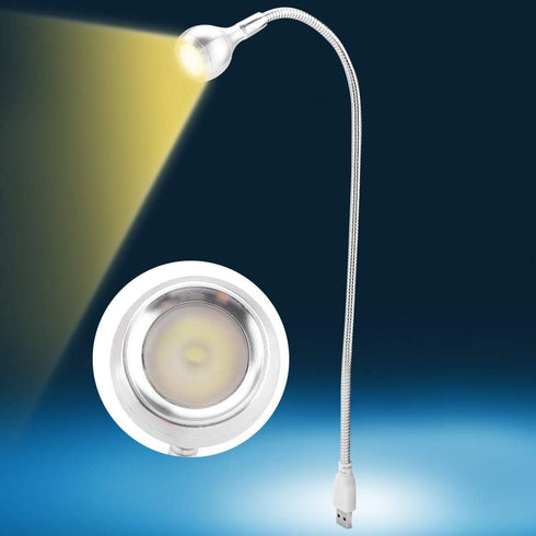 Flexible Neck USB LED Desk Lamp - Premium Warm Light Table Light for Home & Office
