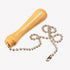 UUYYEO 2 Pcs Wooden Ceiling Fan Pull Chain Pendants Ornaments Decorative Ceiling Fan Chain Pulls Extenders Ceiling