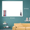White Board Paper, Dry Erase Wallpaper, 36" x 24" Self Adhesive for Kids Home & Classroom, Includes 3 Markers, No Ghost