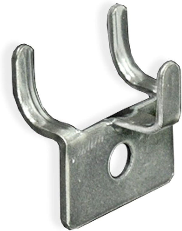 Azar Displays 100-Piece Set Metal Prong Hook, Model 700017