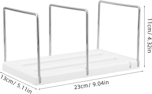 Cabilock Adjustable Expandable Metal Bookends with Clips for Heavy Books Desk Organizer Rack for Office Home