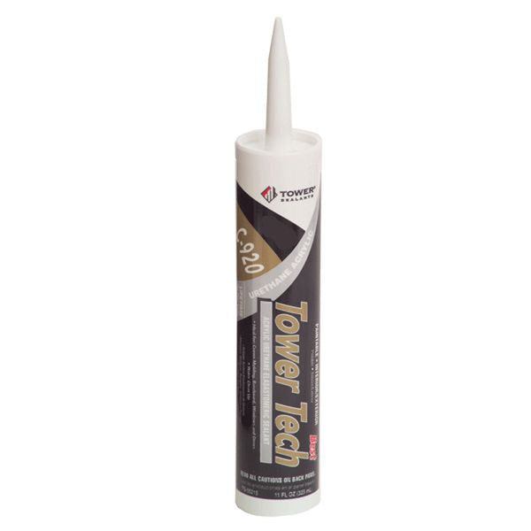 Tower Tech 2 Acrylic Urethane Elastomeric Sealant, 10.1 fl oz, Limestone