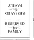 MODERN CREATORS Pack 10 8x11" Inch Of Custom Reserved Table Signs for Wedding Party Restaurant - Double Sided Sign