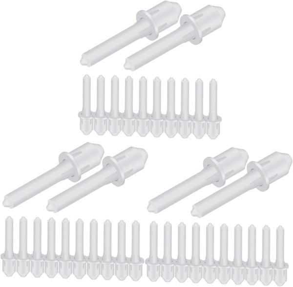 Gadpiparty 240pcs Shutter Repair Replacement Plastic Shutter Fasteners for Easy Installation of