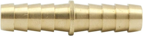 Brass Hose Barb Fitting, Splicer/Union/Mender, 5/16" Barbed Fuel Line Connector (Pack of 5)