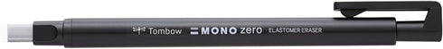Tombow Mono Zero - Precision Rubber Nachfuellbar Square Tip - 2.5mm x 5mm - Black