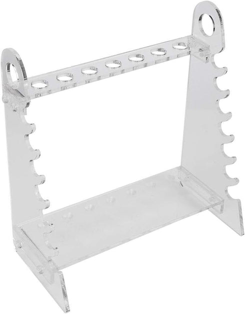 Pipette Rack, Organic Glass Trapezoid Holder, 1.5cm Hole Diameter for Experiment