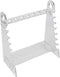 Pipette Rack, Organic Glass Trapezoid Holder, 1.5cm Hole Diameter for Experiment