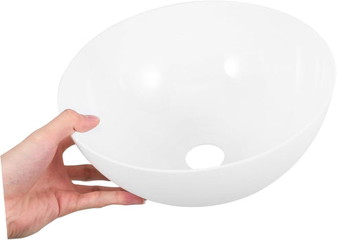 25mm 2PCS Half-Round Plastic Mushroom Lampshade Decorative Dome Replacement for Table Floor and Pendant Lights for Home