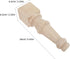 9.5'' Unfinished Wooden Furniture Leg, Tall Carved Wood Leg Replacement Parts for Sofa Couch Chair Ottoman Loveseat