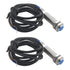 WMYCONGCONG 2 PCS M12 Inductive Proximity Sensor Switch NPN NC, DC 10-30V 200mA