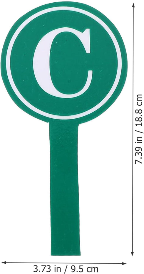STOBOK 4pcs Blank Bidding Paddles - Small Dry Erase Scoreboard for Voting, Auction, and Classroom Use