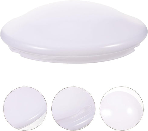 10.6 INCH POPETPOP Replacement Mushroom Light Shade Flush Mount Ceiling Light Covers Plastic Lamp Dustcovers for Wall