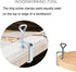 Woodworking C-Clamp, 2PCS Heavy Duty Stainless Steel Clamps for Welding, 2" Wide Jaw Desk Bench Dog Hole