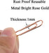 HAHIYO Paper Clips, Sturdy 1.1 inches Length, 300 Pack Heavy Duty Rust Proof Metal in Bright Rose Gold