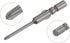 Magnetic Phillips Screwdriver Drill Bit 4mm Round Shank 1.8mm PH00 Cross Head, 1.5 Inch Length for Power Tool