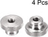 uxcell 4Pcs M6x1mm Knurled Thumb Nuts - 304 Stainless Steel Round Knobs Fasteners for 3D Printer Parts