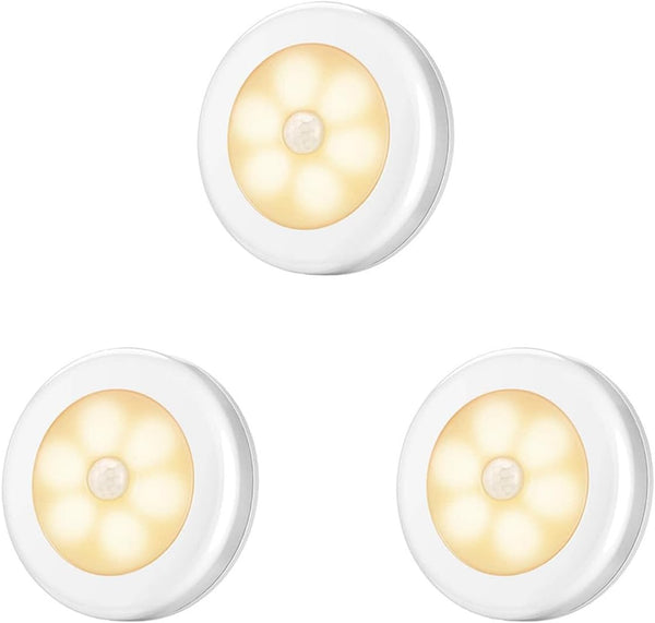Motion Sensor Night Light, Portable LED Light, Cordless Lamp, Battery Operated Wall