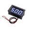 YSY Mini Digital Voltmeter 2-Wire AC 70V-500V Blue LED Display Panel Voltage Test Meter (Blue, AC 70-500V)