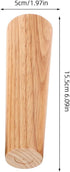 4pcs 15cm Zerodeko Solid Wood Furniture Legs for Sofa Chair Cabinet Support, Oak Color Replacement Parts for Coffee
