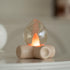 Jidofree Campfire Lamp, LED Flame Effect Table Lamp, Warm Atmosphere Night Light for Bedroom Bedside, Living Room, Bar