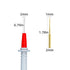 Goupchn Multimeter Test Leads Kit, Double Silicone Soft Cable Wire Probes, 4.9ft/1.5m with Gold-Plated Precision Sharp