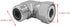 FS6500-12-12 Hydraulic Adapter Fitting 3/4" Male O-Ring Face Seal(1-3/16"-12 NPT) × 3/4" Female O-Ring Face Seal Swivel Nut(1-3/16"-12 NPT) 90°Pipe Joints Elbow/Corner Carbon Steel by BEITERSTOE