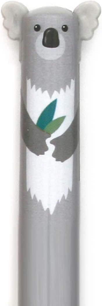 Twice as Nice 2 Color Click Pens - Cute Creatures, Set of 6