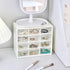 Mini Desktop Drawer Box, 12 Compartments Plastic Desk Organizer for Office, School, Jewelry Storage