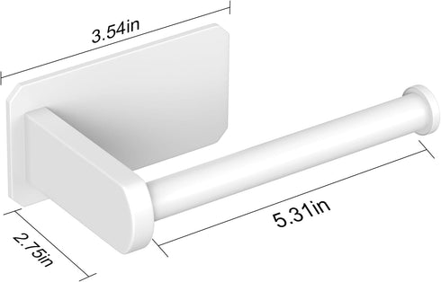 VAEHOLD Toilet Paper Holder Self Adhesive Kitchen Washroom Adhesive Toilet Roll Holder No Drilling for Bathroom Stick